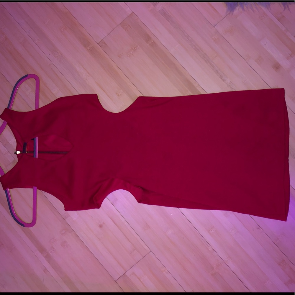 red dress